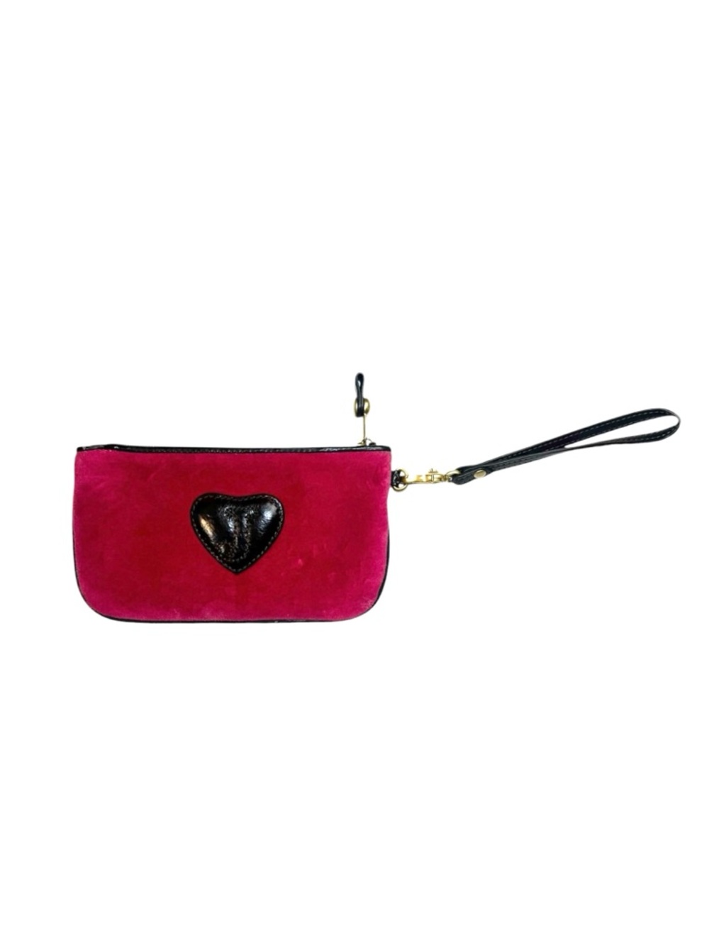 Y2K Juicy Couture Pink Velvet Wristlet - Picture 2 of 7